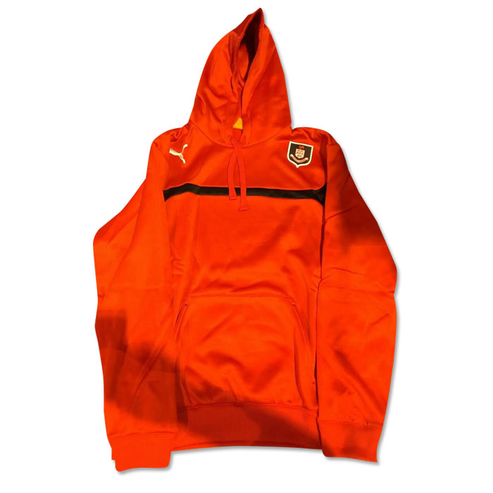 2014-2015 Airdrieonians Puma Hooded Top (Red) - Kids