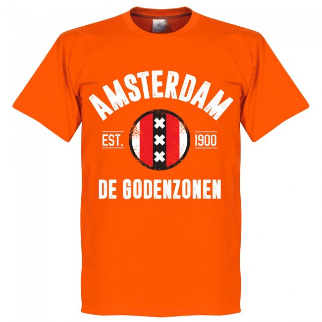 Ajax Established T-Shirt - Orange