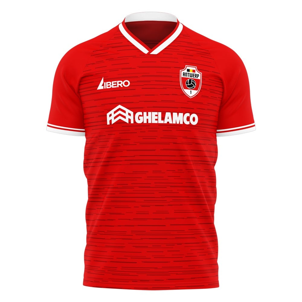 Antwerp 2024-2025 Home Concept Football Kit (Libero)