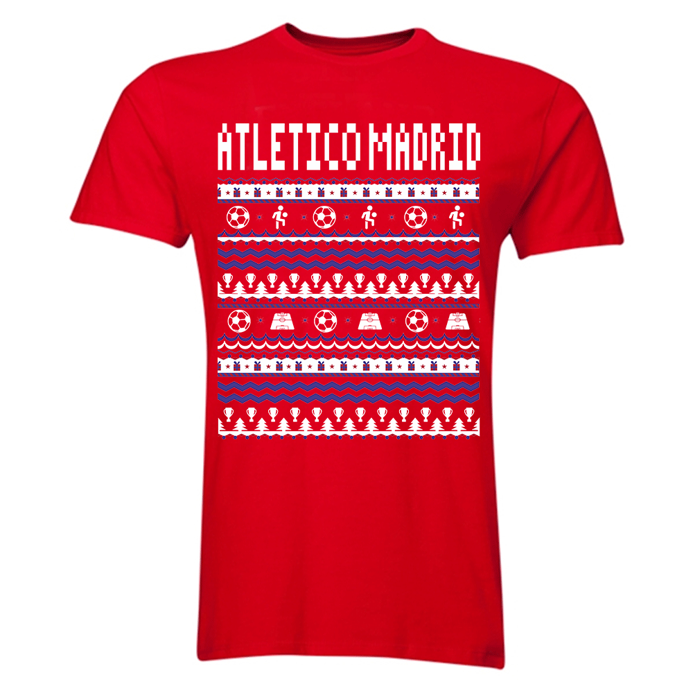 Atletico Madrid Christmas T-Shirt (Red)