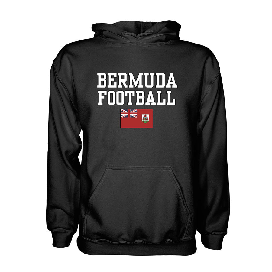 Bermuda Football Hoodie - Black