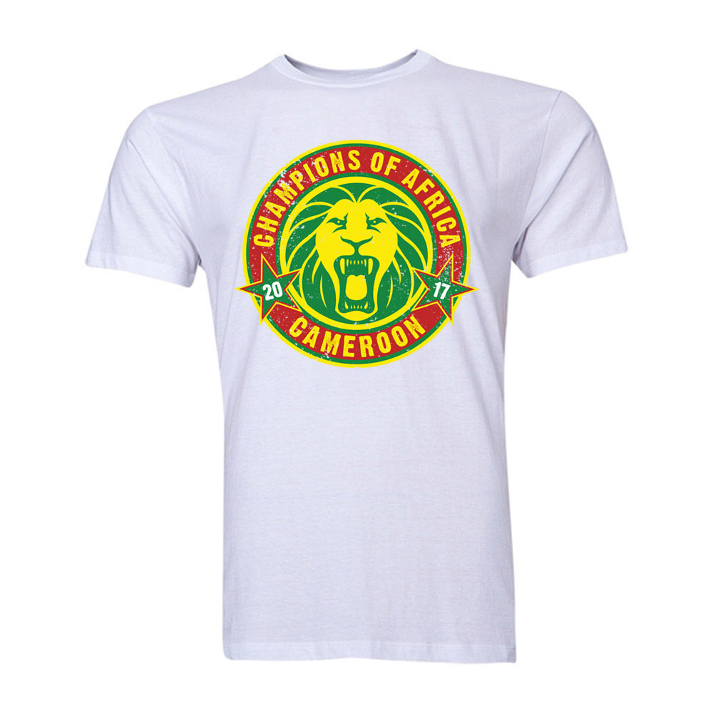 Cameroon African Nations Winners T-Shirt (White)