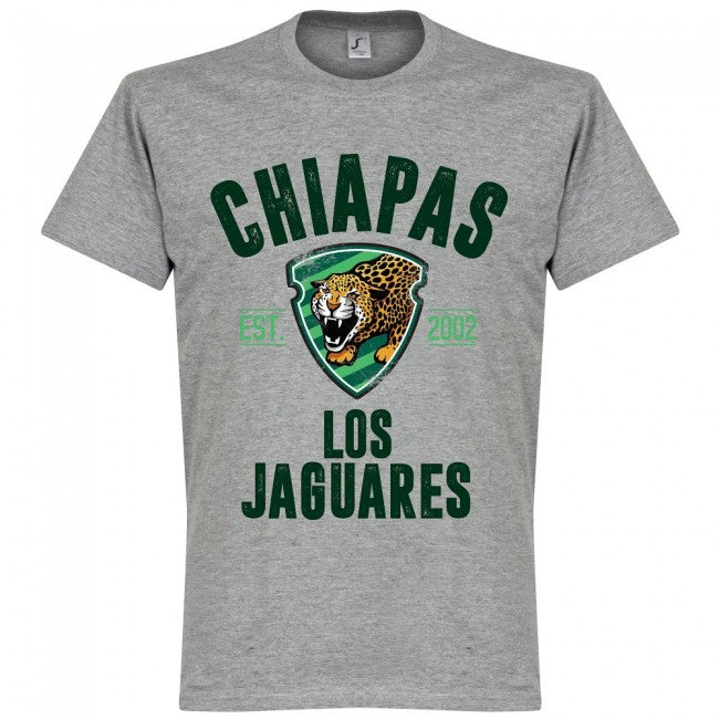 Chiapas Jaguares Established T-Shirt - Grey