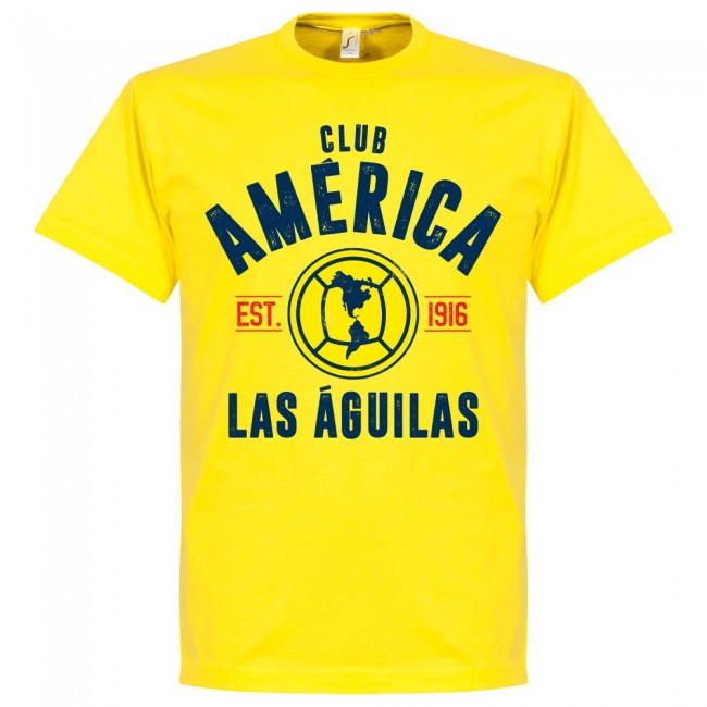 Club America Established T-Shirt - Yellow