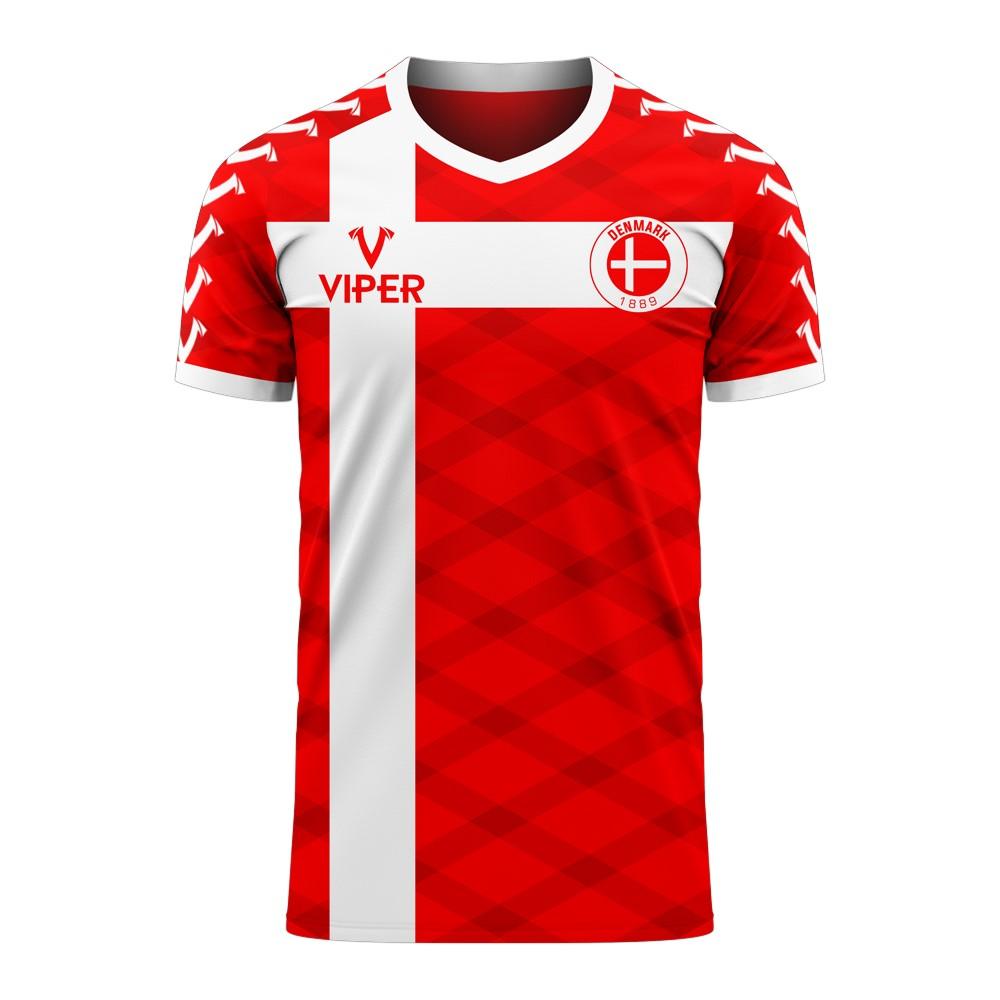 Denmark 2024-2025 Home Concept Football Kit (Viper)