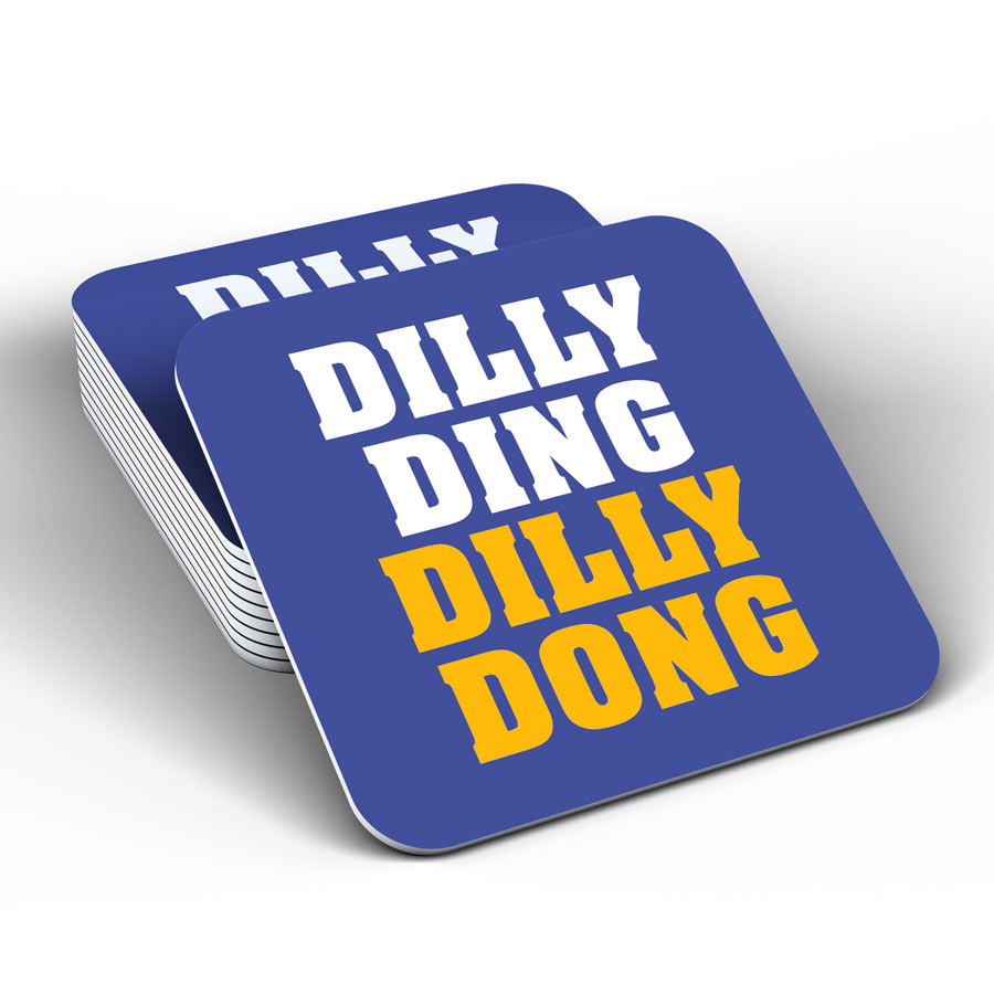 Leicester City Dilly Ding Dilly Dong Coaster (Blue)