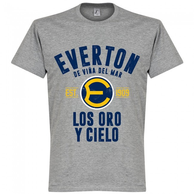 Everton de Chile Established T-Shirt - Grey