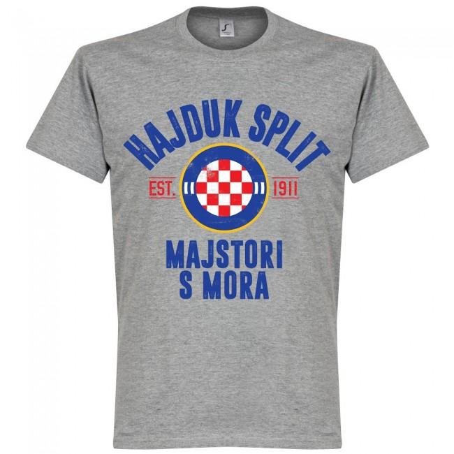 Hajduk Split Established T-Shirt - Grey