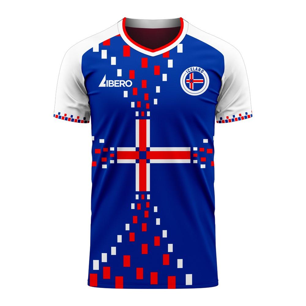 Iceland 2024-2025 Home Concept Football Kit (Libero) - Womens