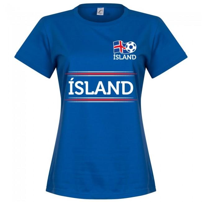 Iceland Team Womens T-Shirt - Royal