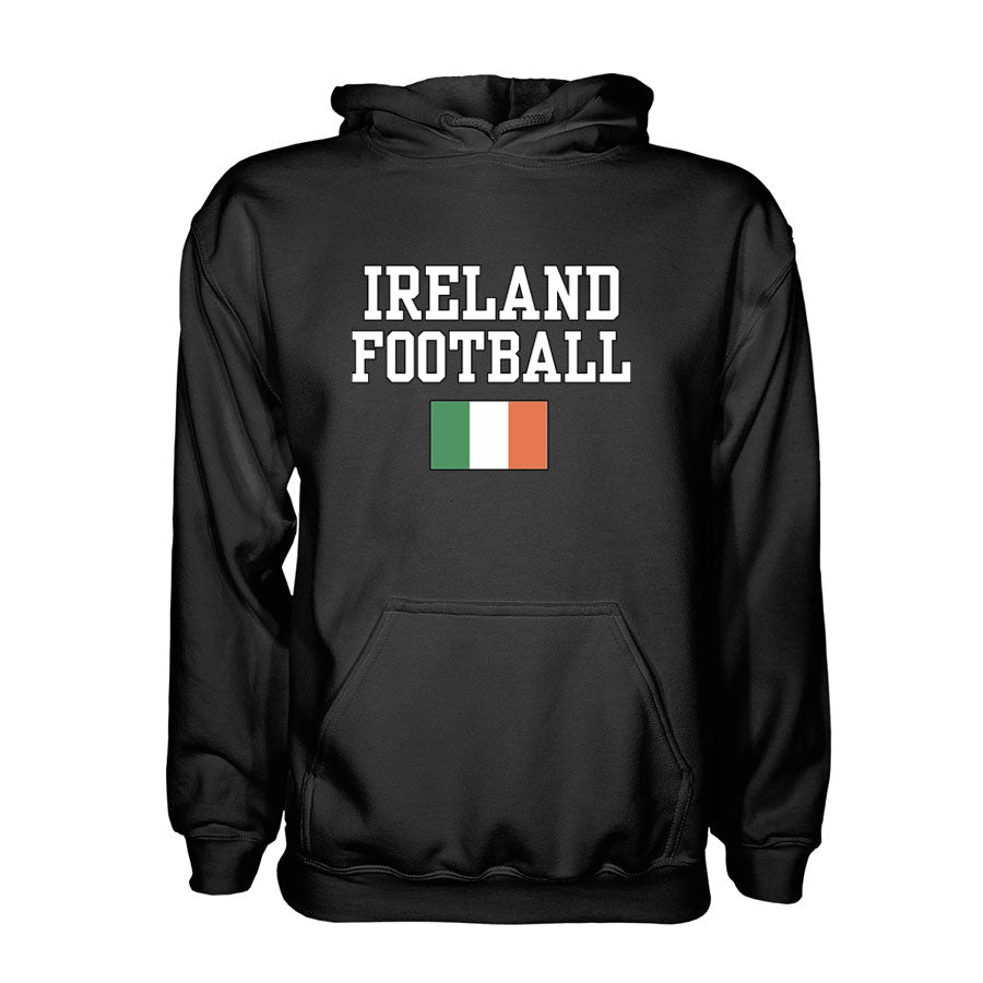 Ireland Football Hoodie - Black