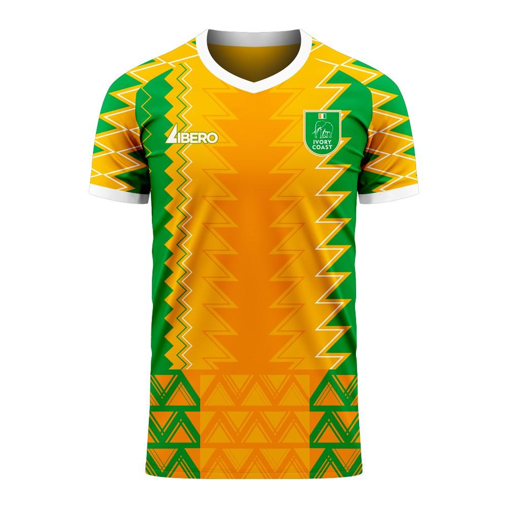 Ivory Coast 2024-2025 Home Concept Football Kit (Libero)