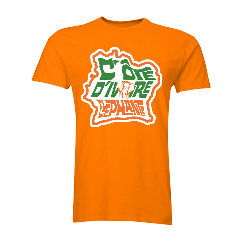 Ivory Coast The Elephants T-Shirt (Orange)