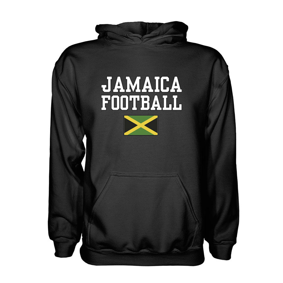 Jamaica Football Hoodie - Black