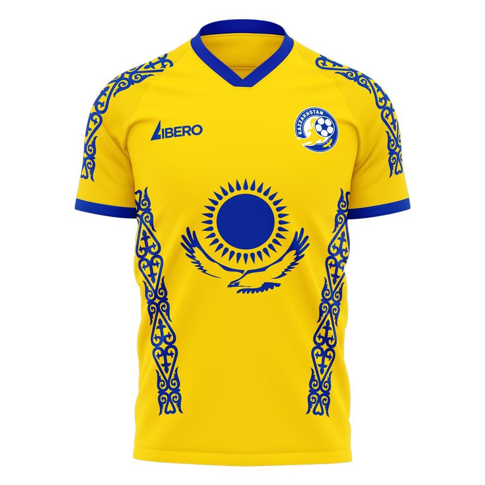 Kazakhstan 2024-2025 Home Concept Football Kit (Libero) - Baby