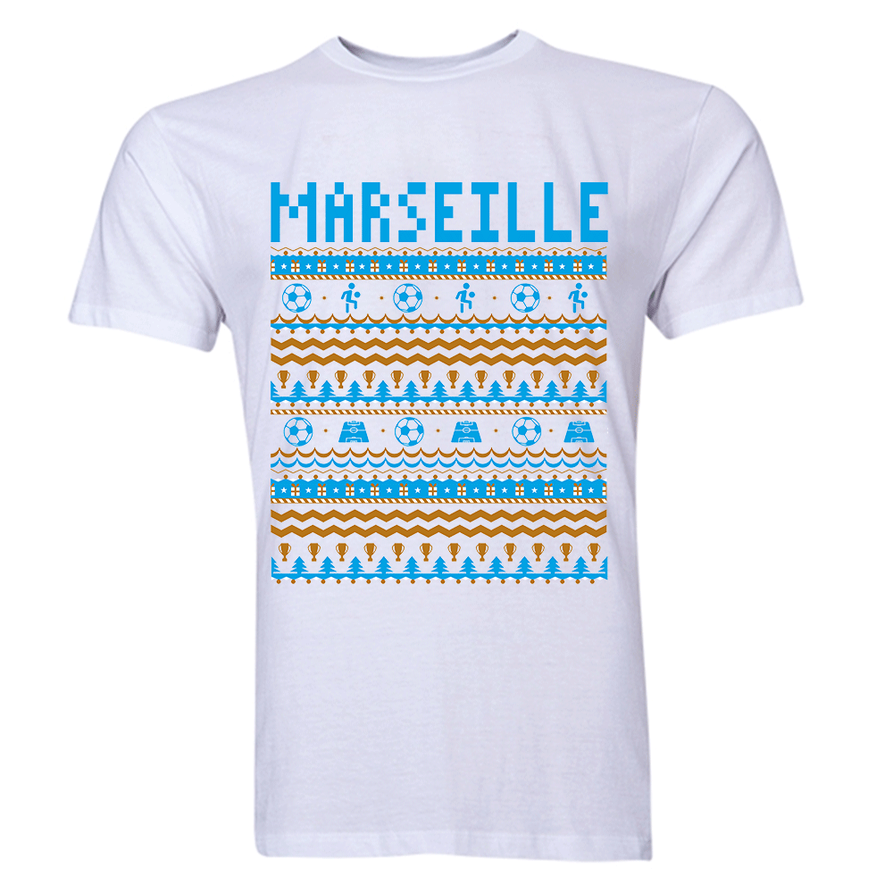 Marseille Christmas T-Shirt (White)