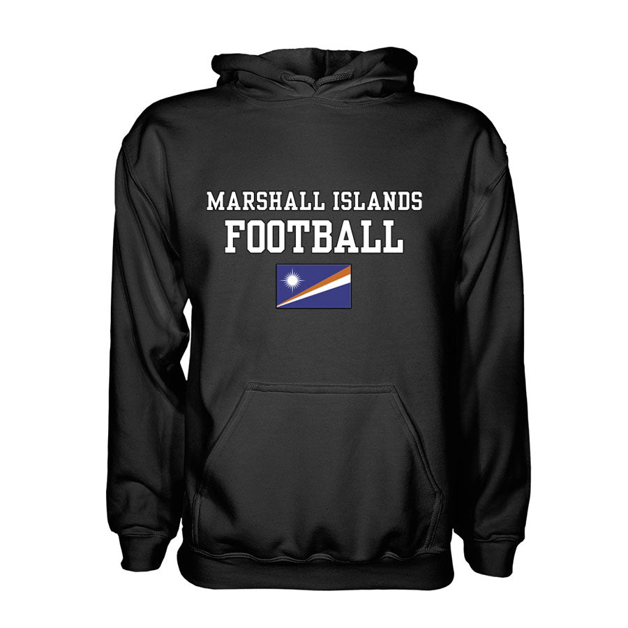 Marshall Islands Football Hoodie - Black