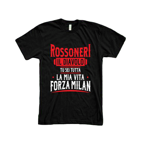 Forza AC Milan T-Shirt (Black)