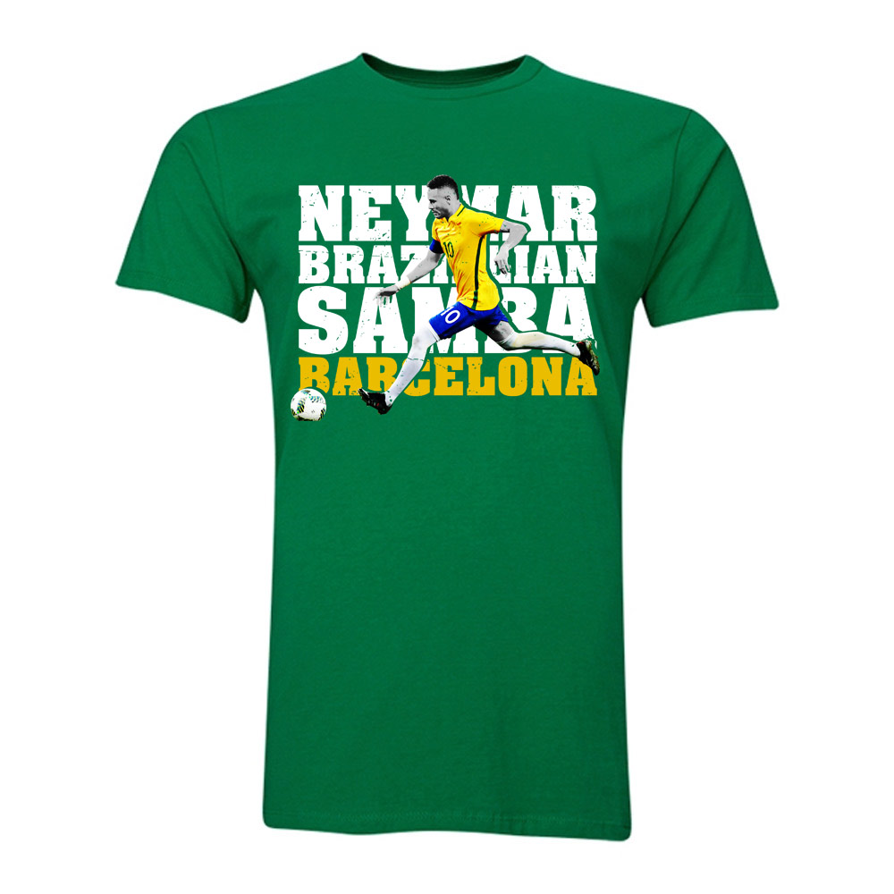 Neymar JR Brazilian Samba T-Shirt (Green)