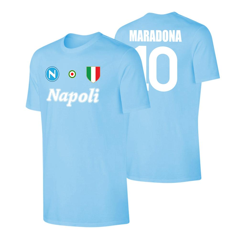 Napoli \'Vintage 86/87\' t-shirt MARADONA - Light blue