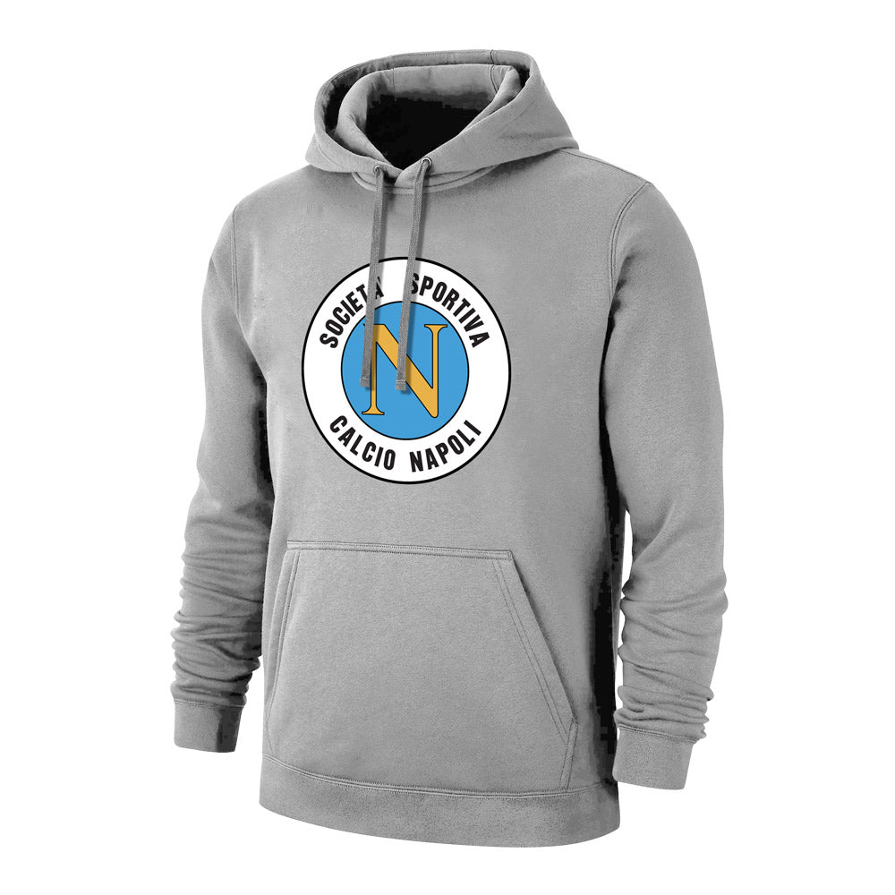 Napoli \'Retro Logo\' footer with hood - Grey