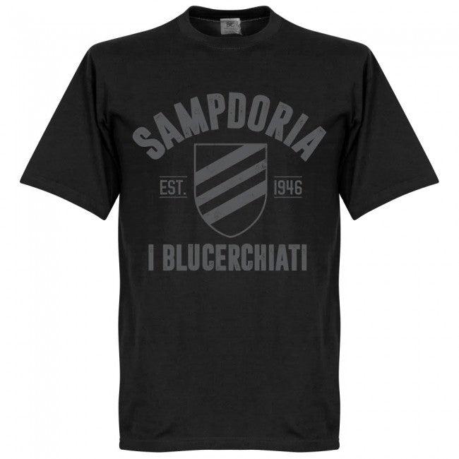 Sampdoria Established T-Shirt - Black