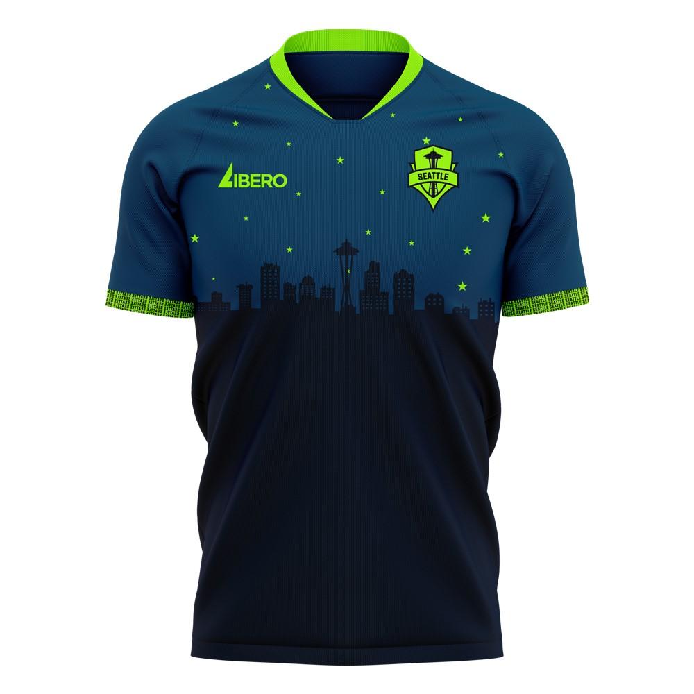 Seattle Sounders 2024-2025 Away Concept Football Kit (Libero) - Womens