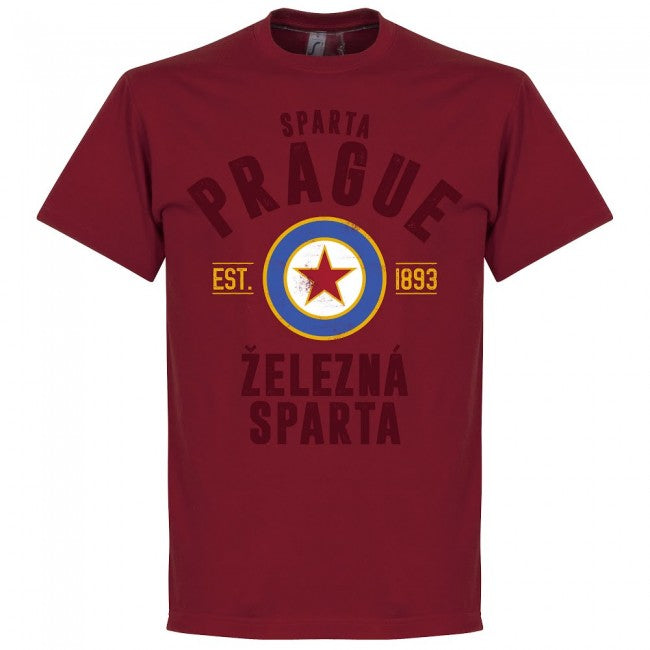 Sparta Prague Established T-Shirt - Chilli Red