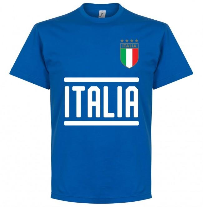 Italy Chiesa 14 Team T-Shirt - Royal