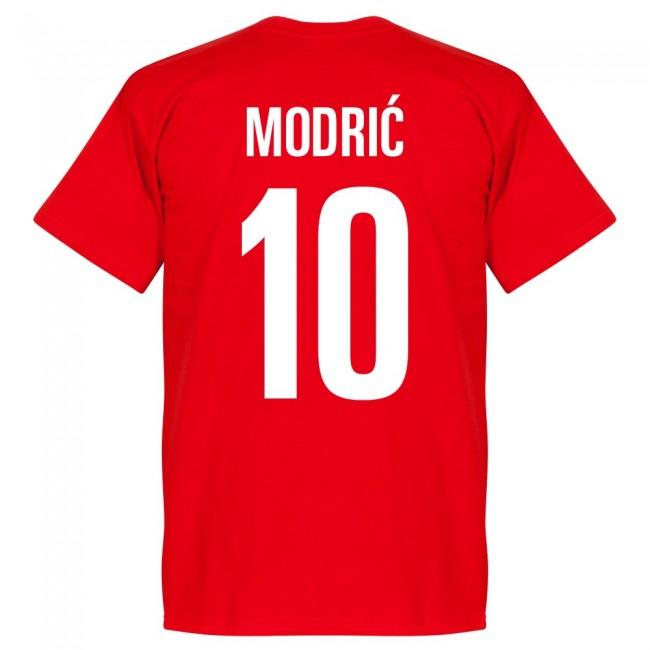 Croatia Luka Modric 10 Team T-Shirt - Red