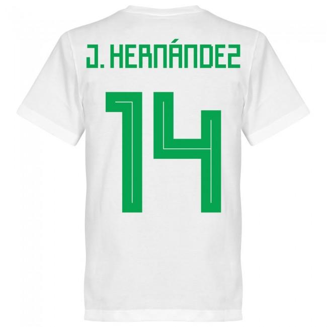 Mexico J. Hernandez 14 Team T-Shirt - White