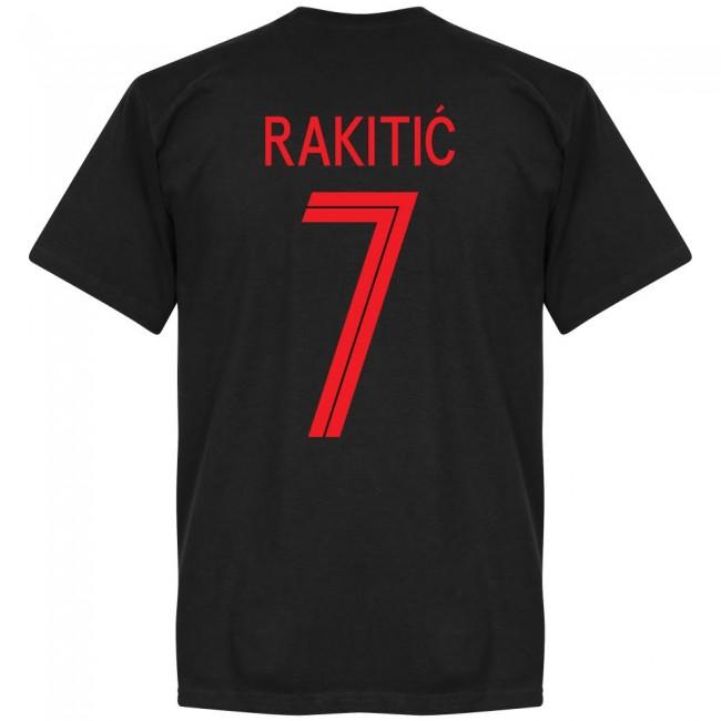 Croatia Rakitic 7 Team T-Shirt - Black