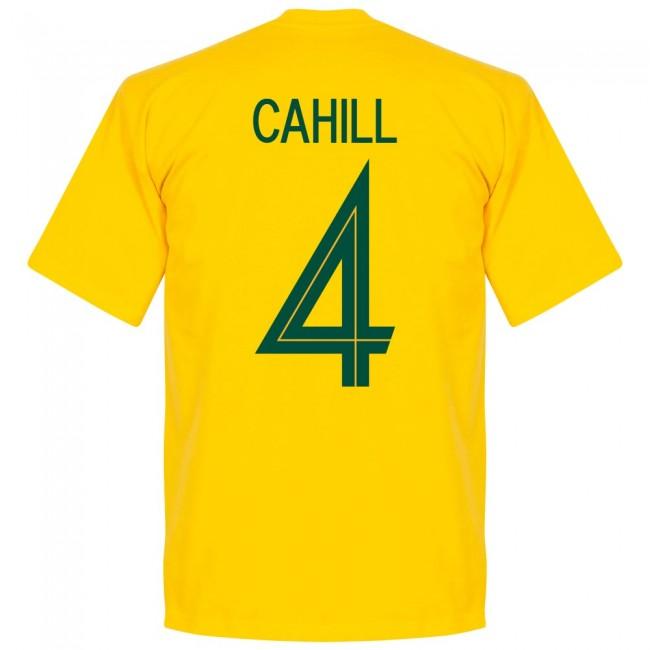 Australia Cahill 4 Team T-Shirt - Yellow