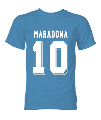 Diego Maradona Best Goal T-Shirt (Sky Blue)