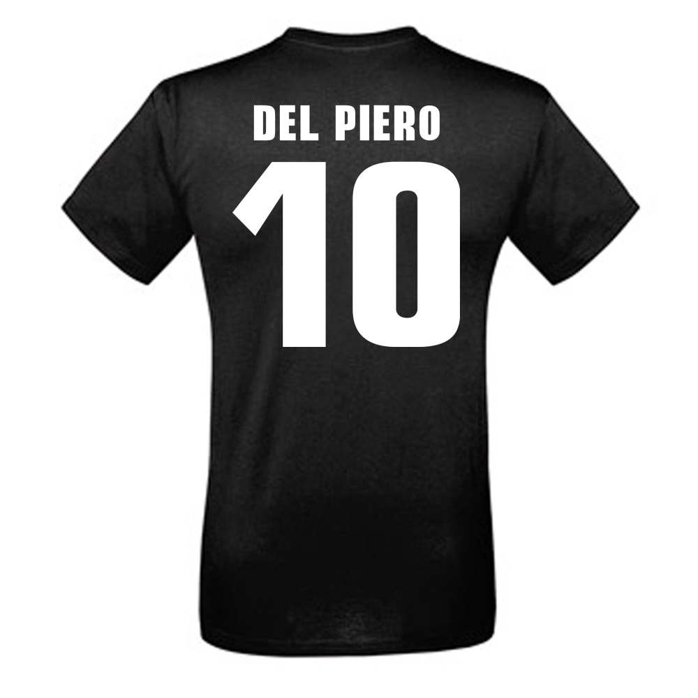 Juventus Scudetto 30 Sul Campo T-Shirt (Black) - Del Piero 10