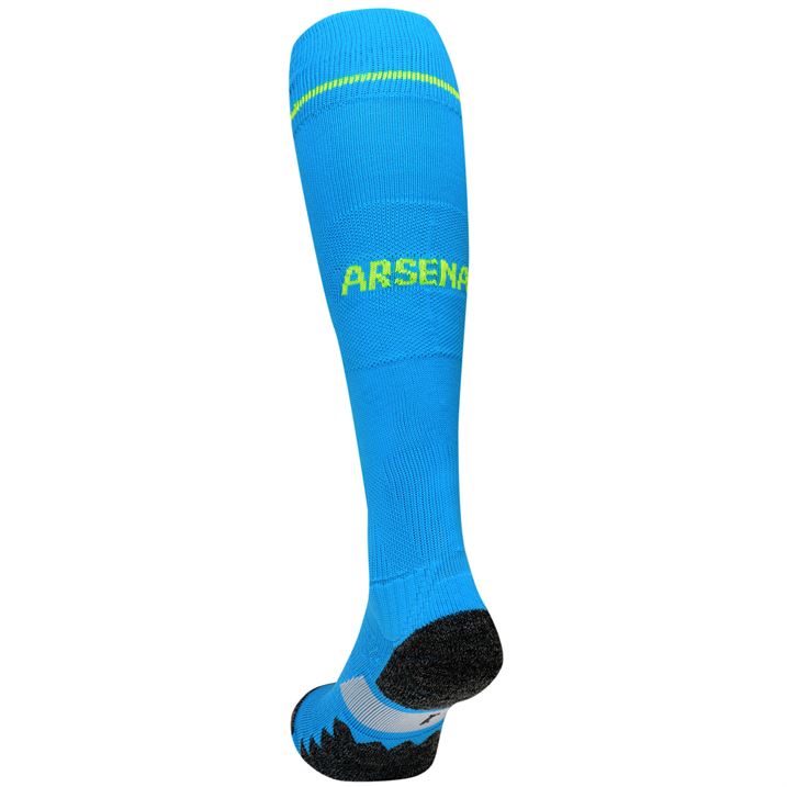 2016-2017 Arsenal Away Goalkeeper Socks (Blue) - Kids