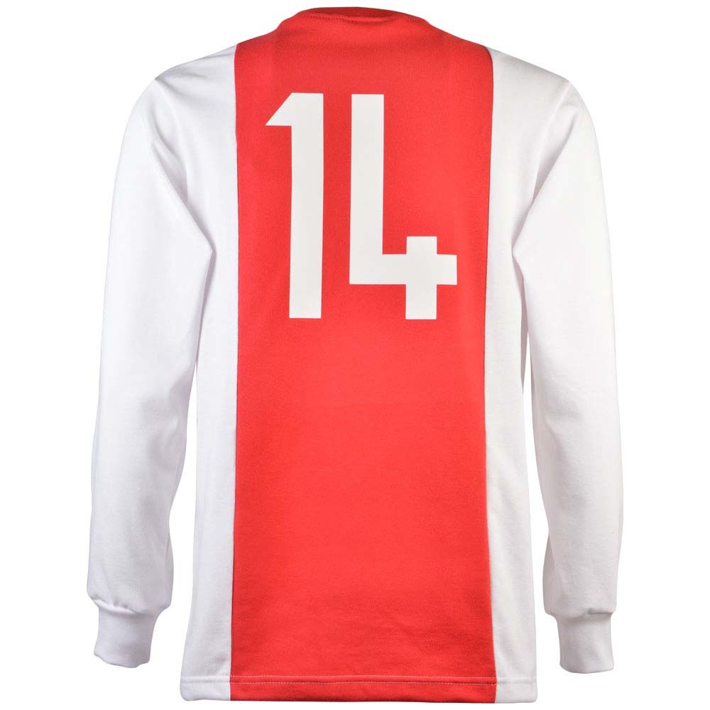 Ajax 1970s No. 14 Retro Football Shirt