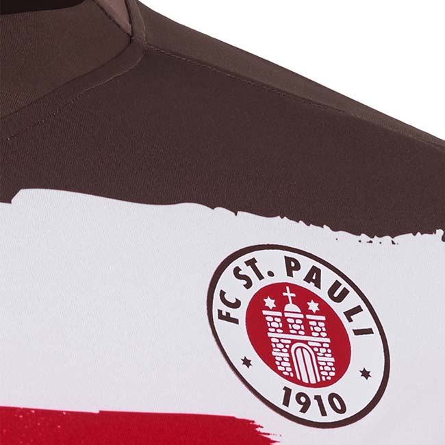 2017-2018 St Pauli Home Football Shirt