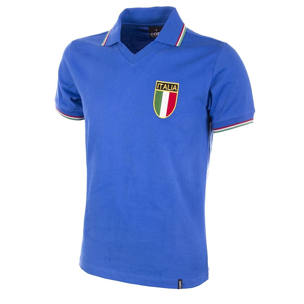 Italy World Cup 1982 Short Sleeve Retro Football Shirt (Antognoni 9)