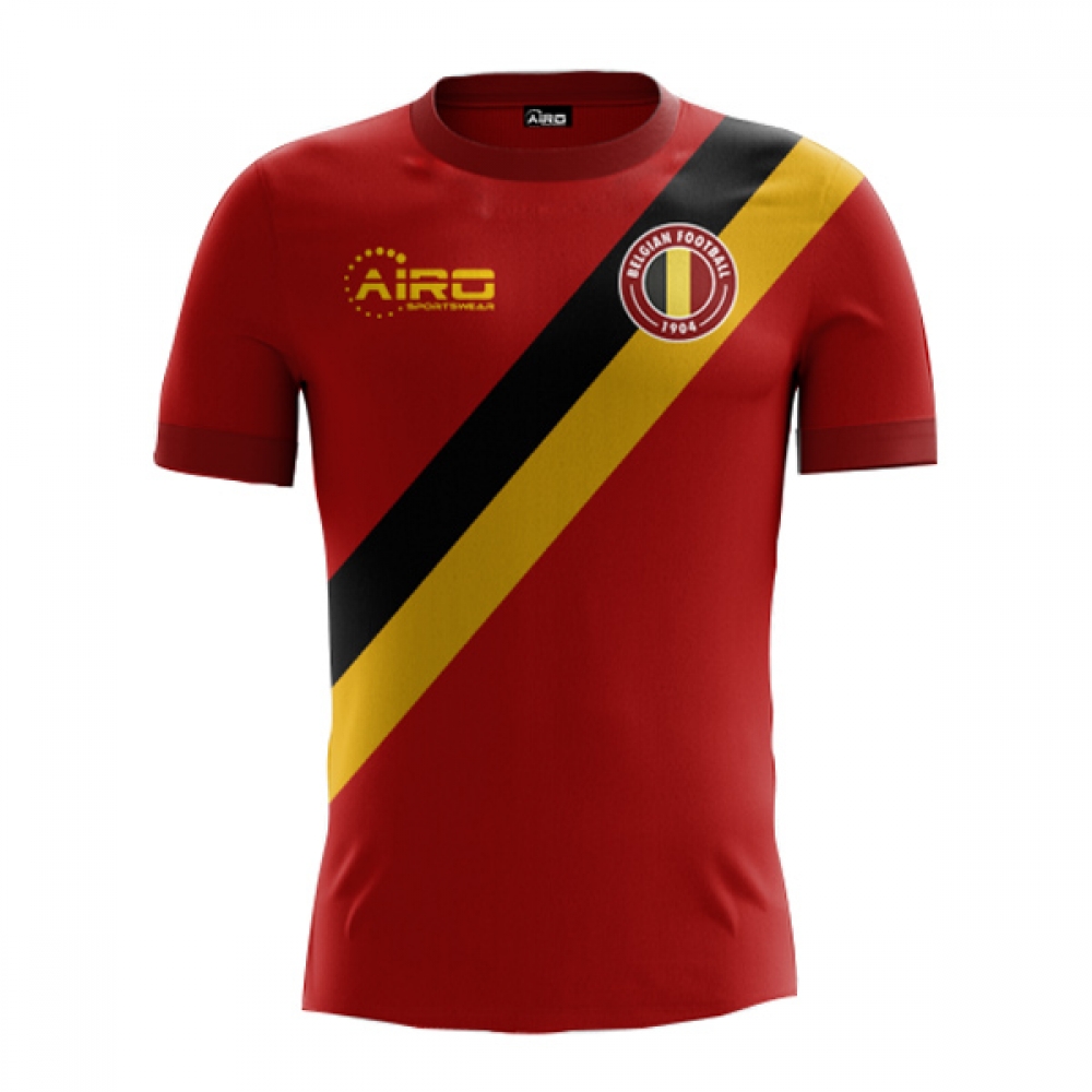 2024-2025 Belgium Airo Concept Home Shirt (Alderweireld 2)