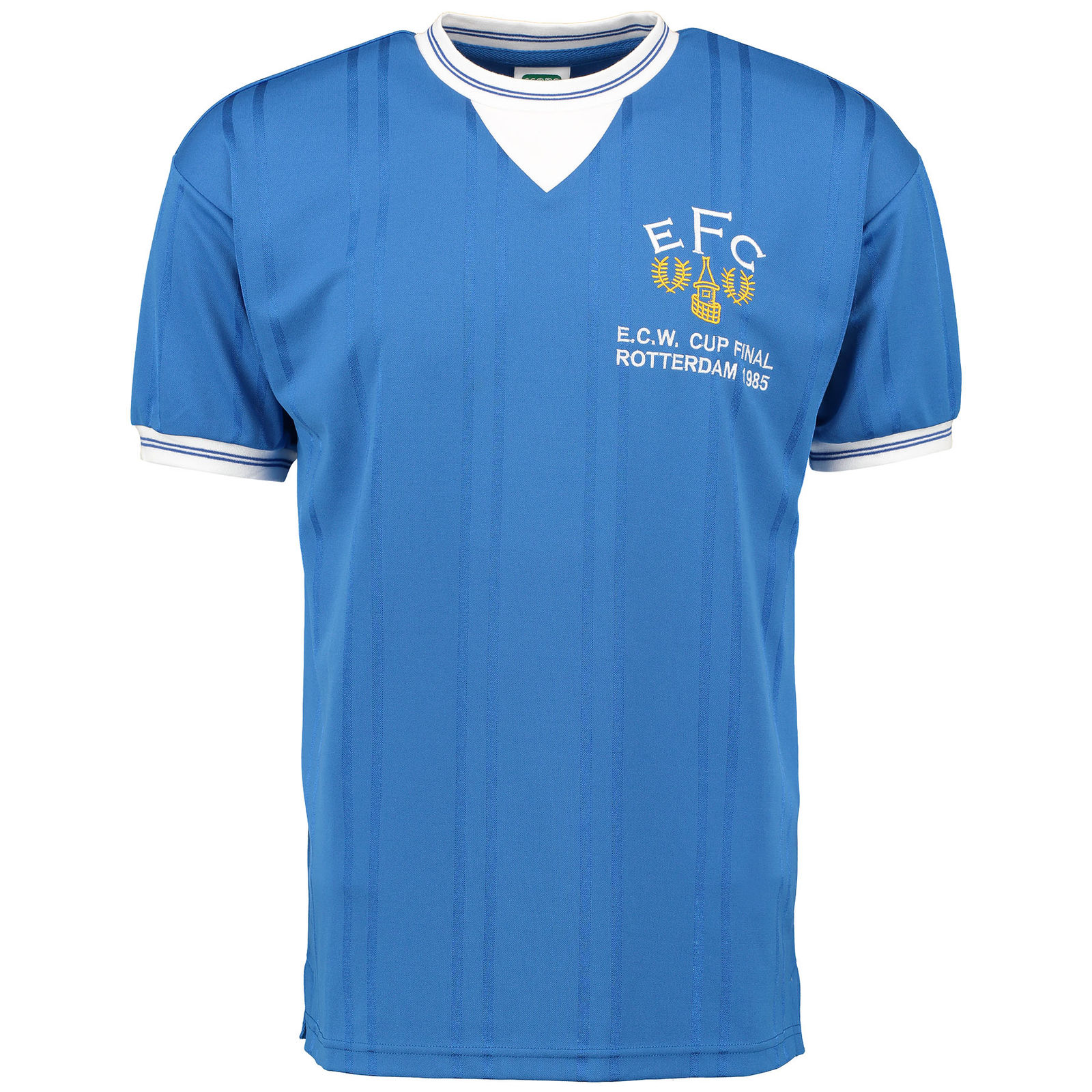 Score Draw Everton 1985 ECWC Final Home Shirt (SOUTHALL 1)