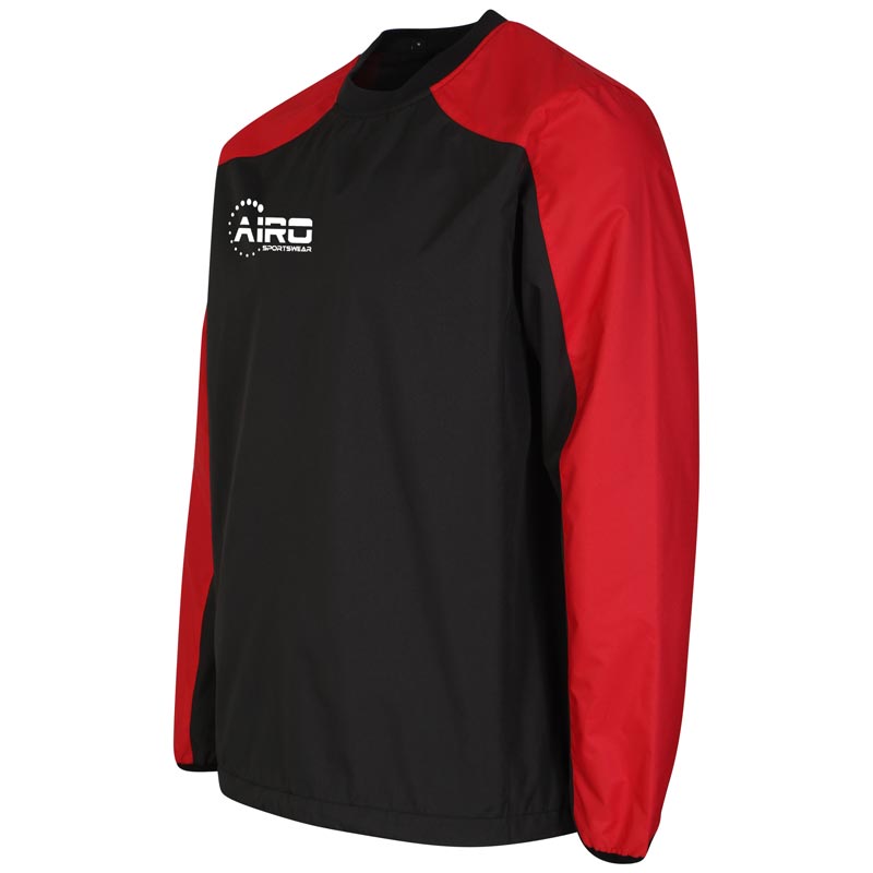 Airo Sportswear Pro Windbreaker (Black-Red)