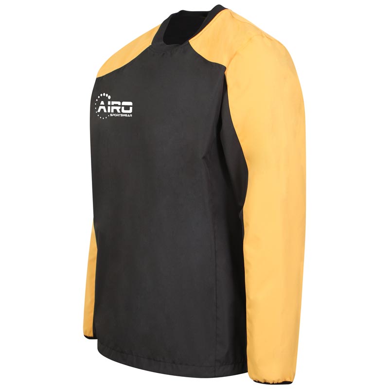 Airo Sportswear Pro Windbreaker (Black-Amber)