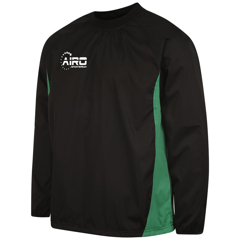 Airo Sportswear Team Windbreaker (Black-Green)