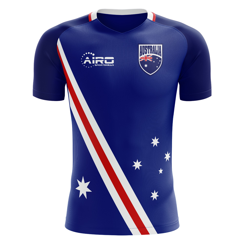 2024-2025 Australia Flag Away Concept Football Shirt (Jones 12)