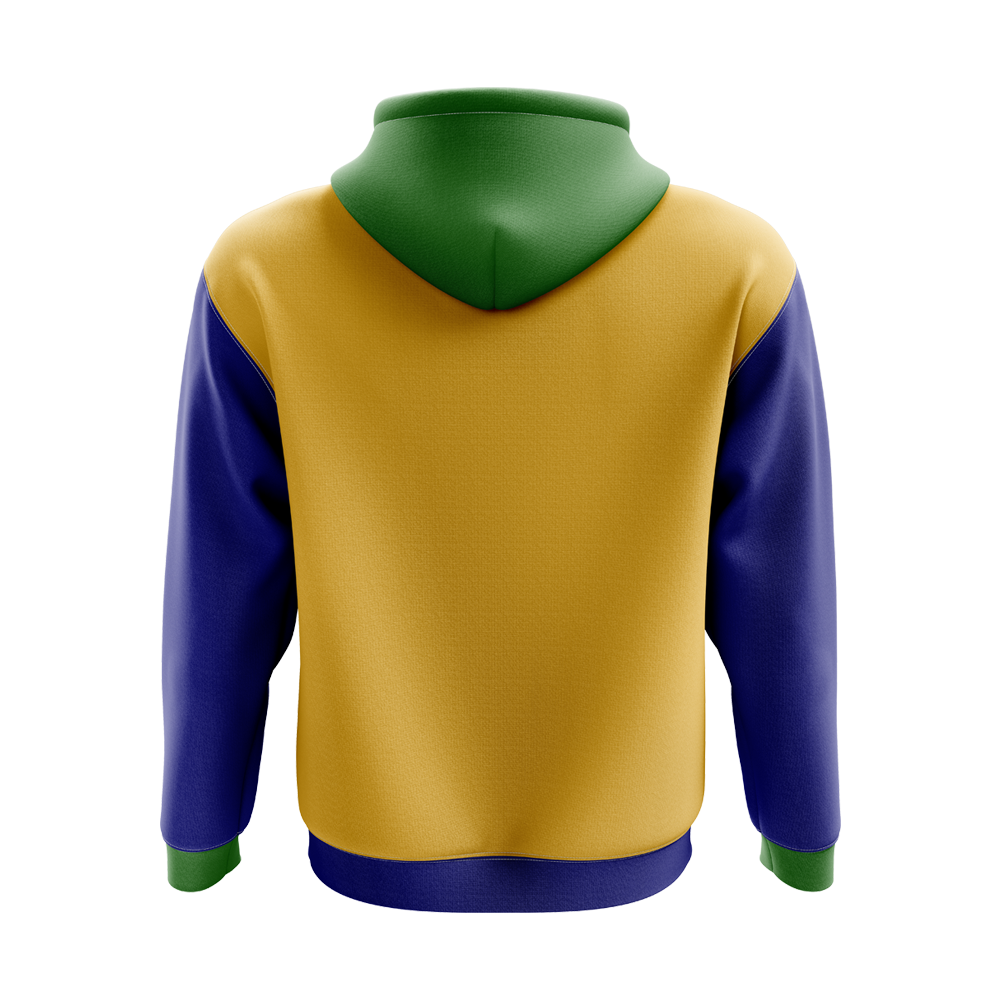 Christmas Island Concept Country Football Hoody (Yellow)