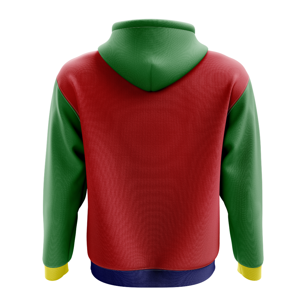 Mauritius Concept Country Football Hoody (Red)