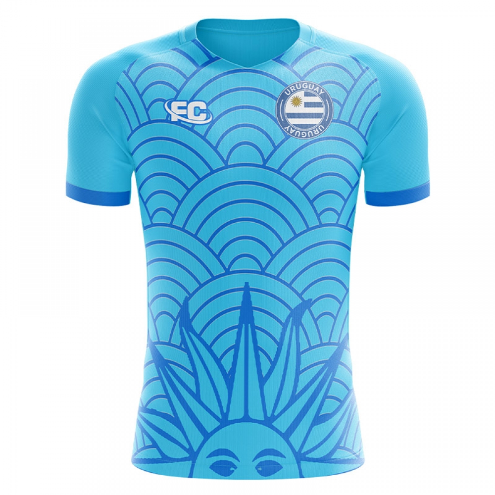 2018-2019 Uruguay Fans Culture Concept Home Shirt (D. Godin 3) - Womens