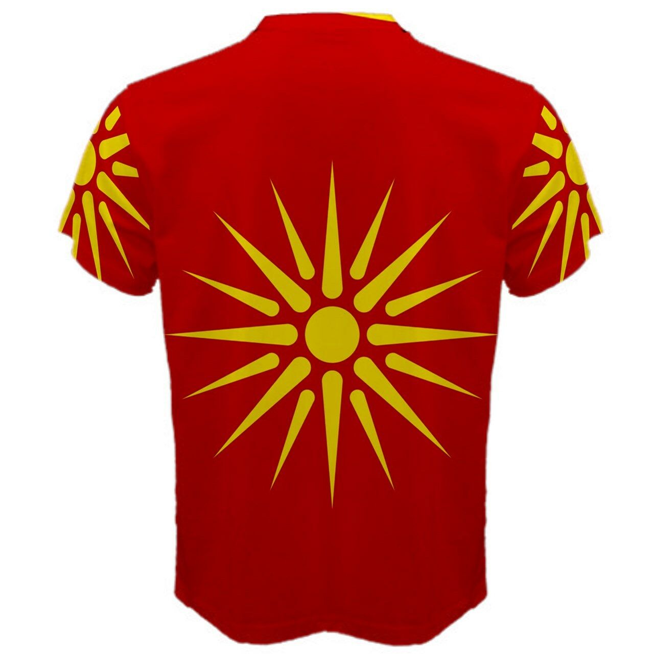 Old Republic of Macedonia Flag Sublimated Sports Jersey