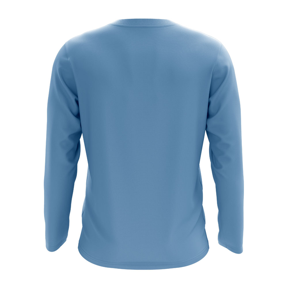 Greece Core Football Country Long Sleeve T-Shirt (Sky)